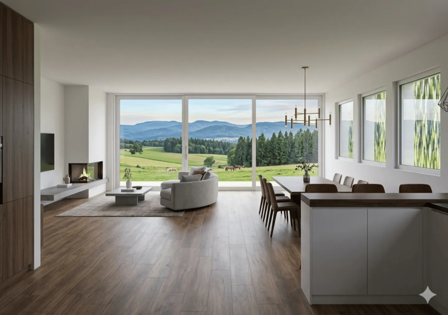 Spacious apartment on the edge of the village - Photo 2 of 9