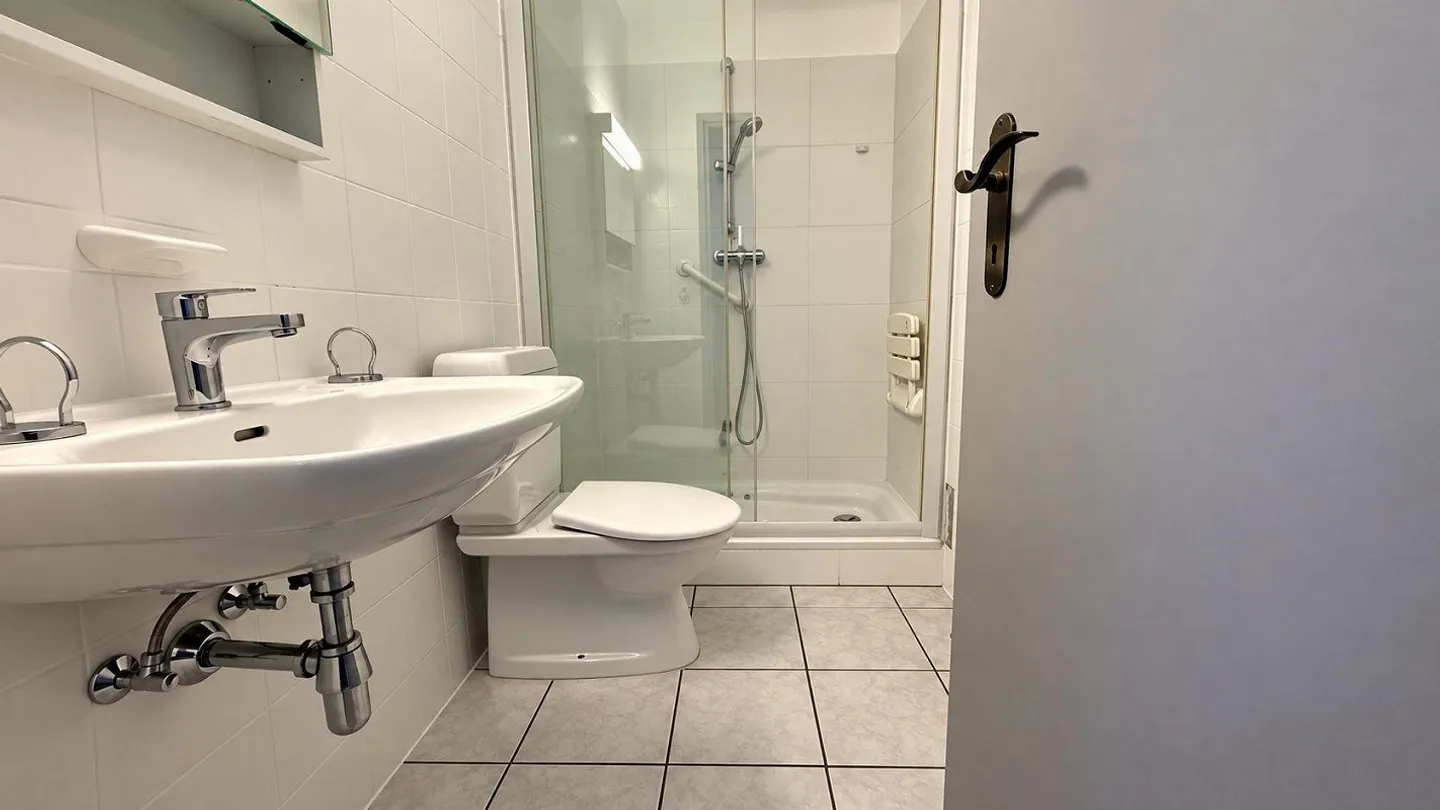 MINUSIO – APPARTEMENT SPACIEUX AVEC JARDIN PRIVÉ, GRAND BALCON ET VUE PARTIELLE SUR LE LAC - Photo 20 sur 23