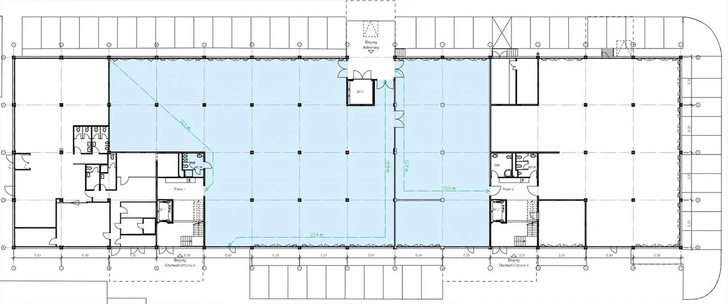 Attraktive Gewerbefläche für Produktion und Lager mit Hebebühne im Erdgeschoss - Foto 8 von 8