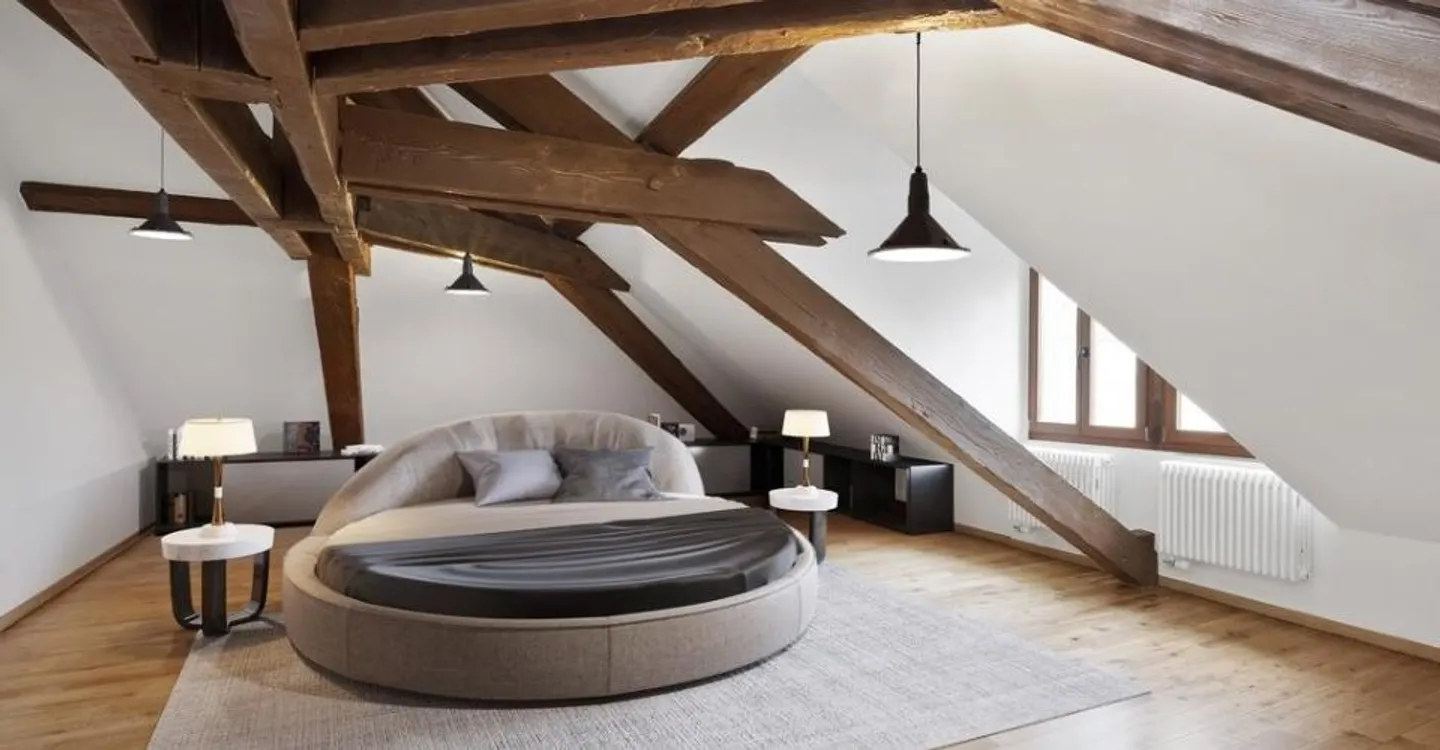 Mieten ohne Kaution - Helles und geräumiges Dachgeschossapartment - Foto 3 von 4