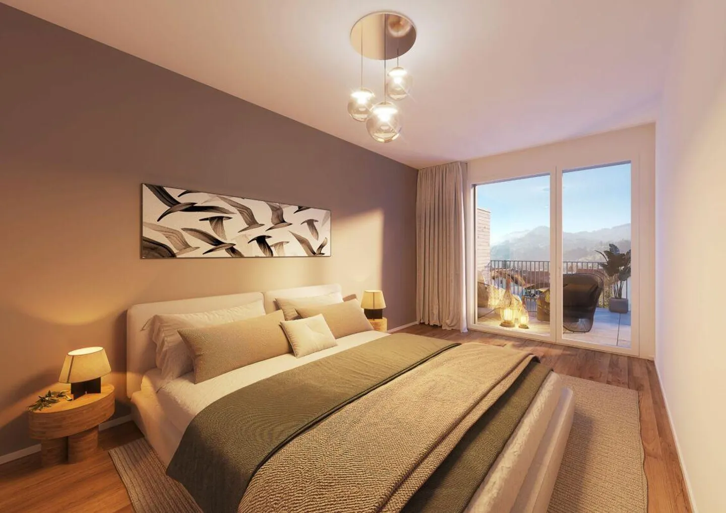 Extremely high-quality penthouse apartment with huge terrace and beautiful panoramic view - Photo 4 of 10