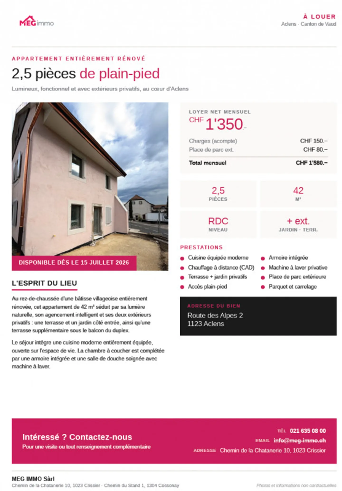 Charmant Appartement de Plain-Pied - Photo 4 sur 4