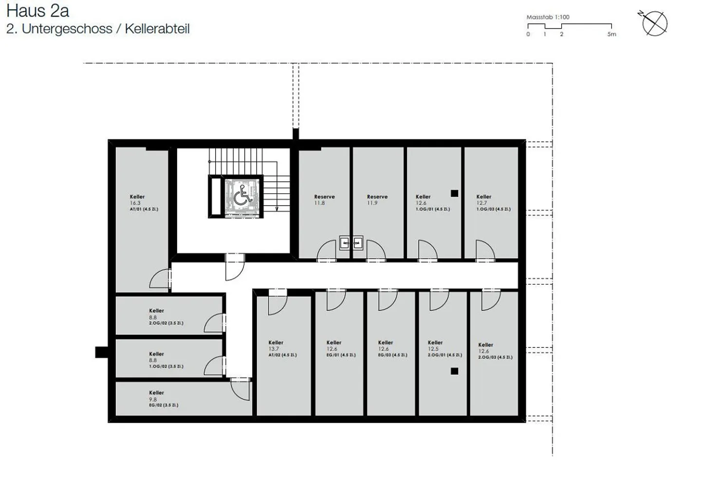 Nuovo appartamento con giardino di 3.5 locali Casa 2a_EG02 - Foto 6 di 6