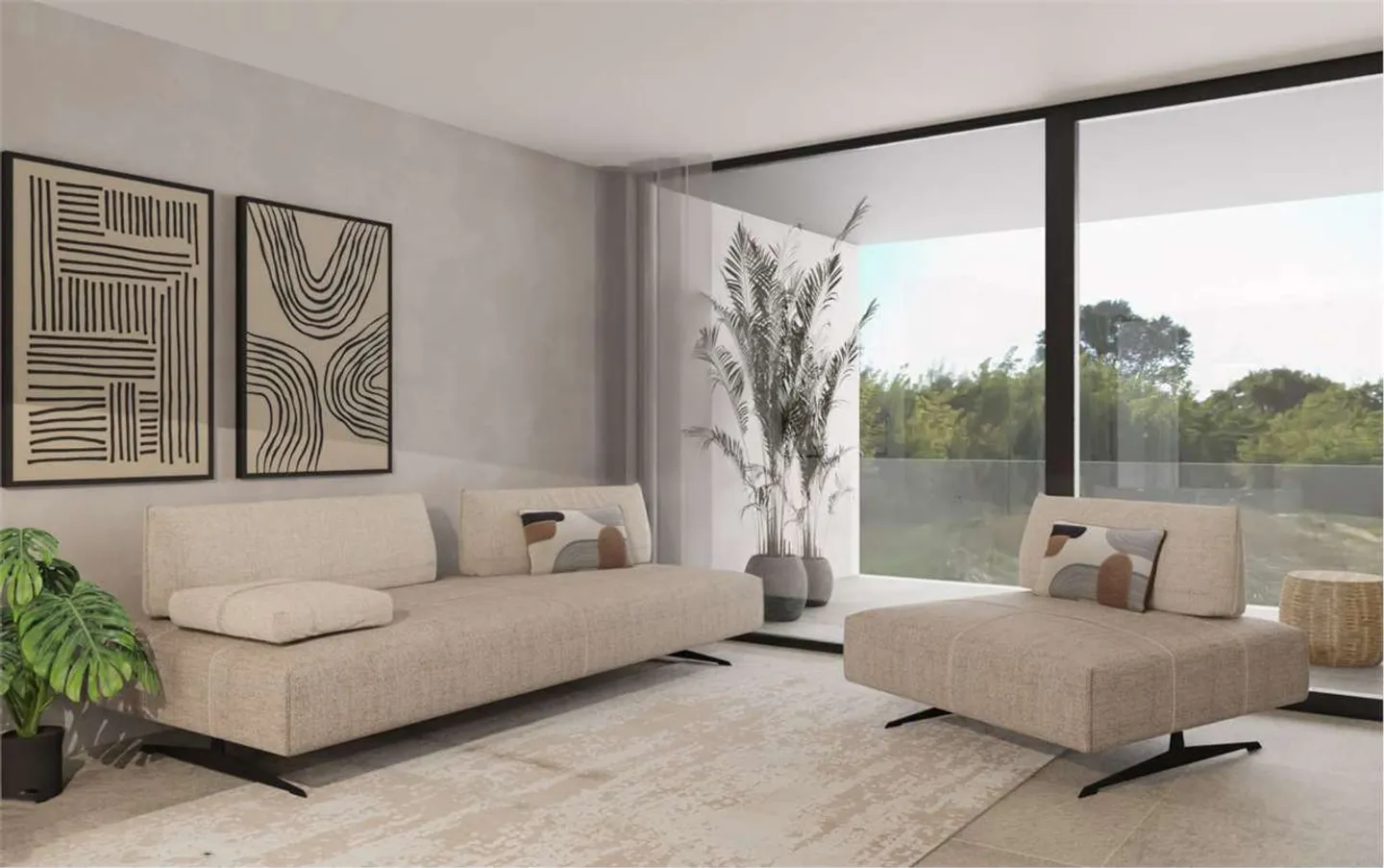 Bellinzona - Raffiniertes 3.5-Zimmer-Appartement der neuen Generation mit Doppelterrasse - Photo 7 sur 13