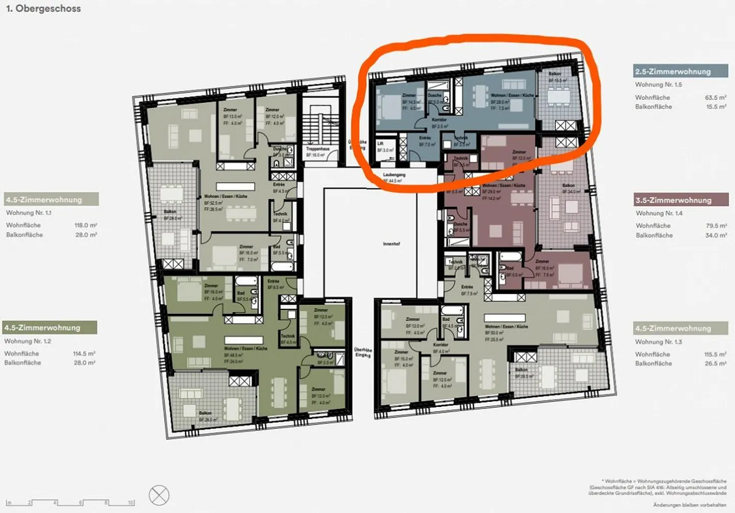 Moderne 2.5 Zimmer Wohnung - Foto 1 von 11