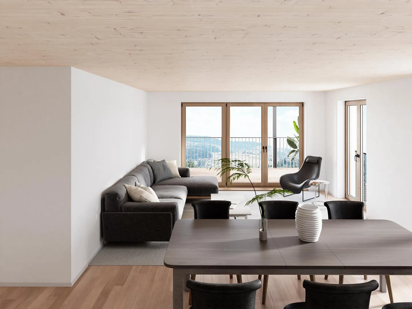 Appartamento giardino ovest con 52 m² di superficie abitabile – Nuova costruzione ad Ammerzwil - Foto 2 di 8