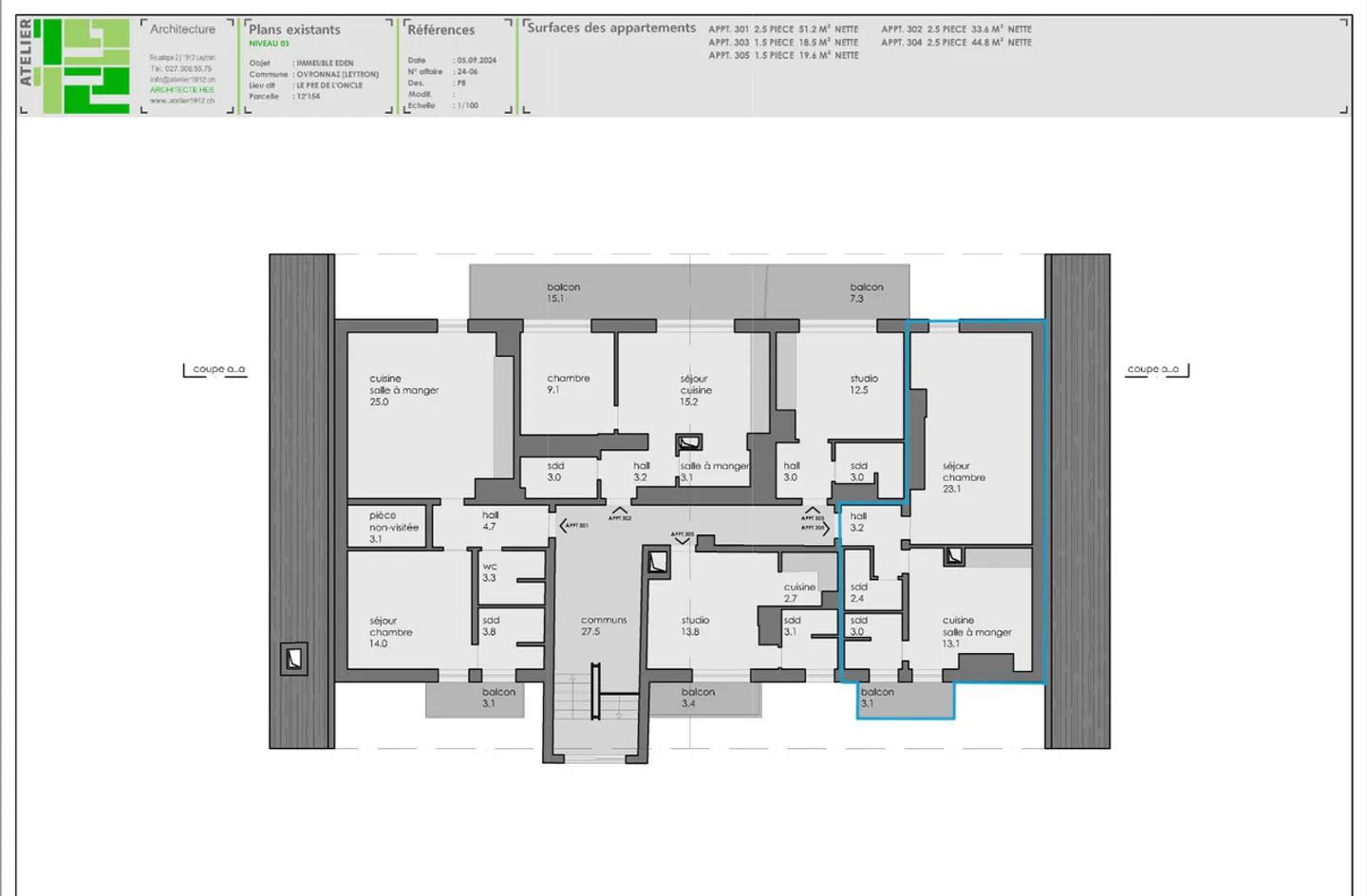 Charmante appartement de 2,5 pièces au centre du village. - Photo 7 sur 7