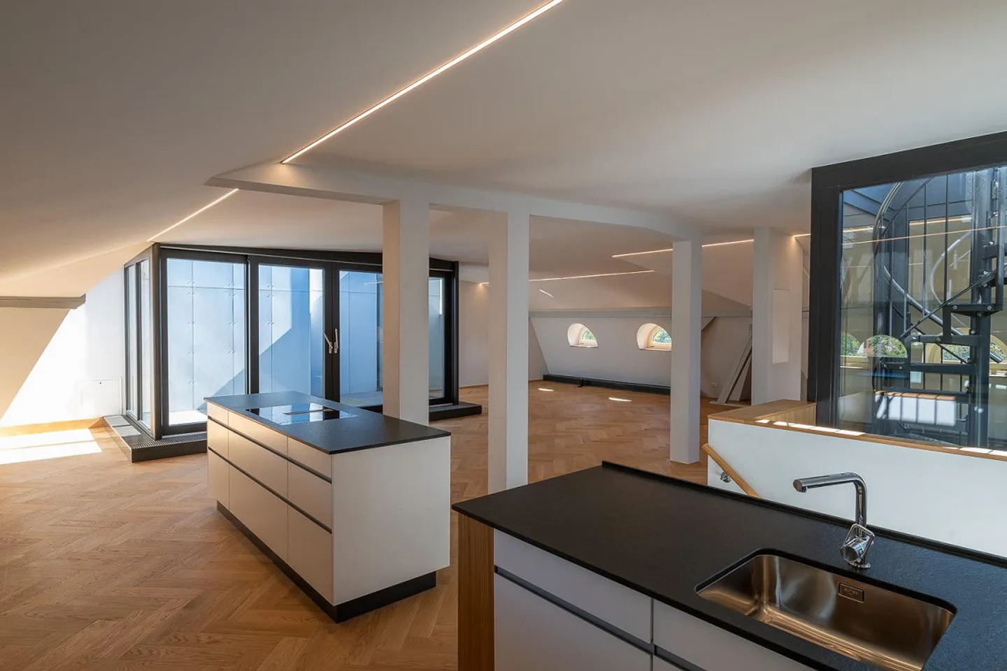 Luxuriöse Maisonette mit Stadtblick - Foto 11 von 14