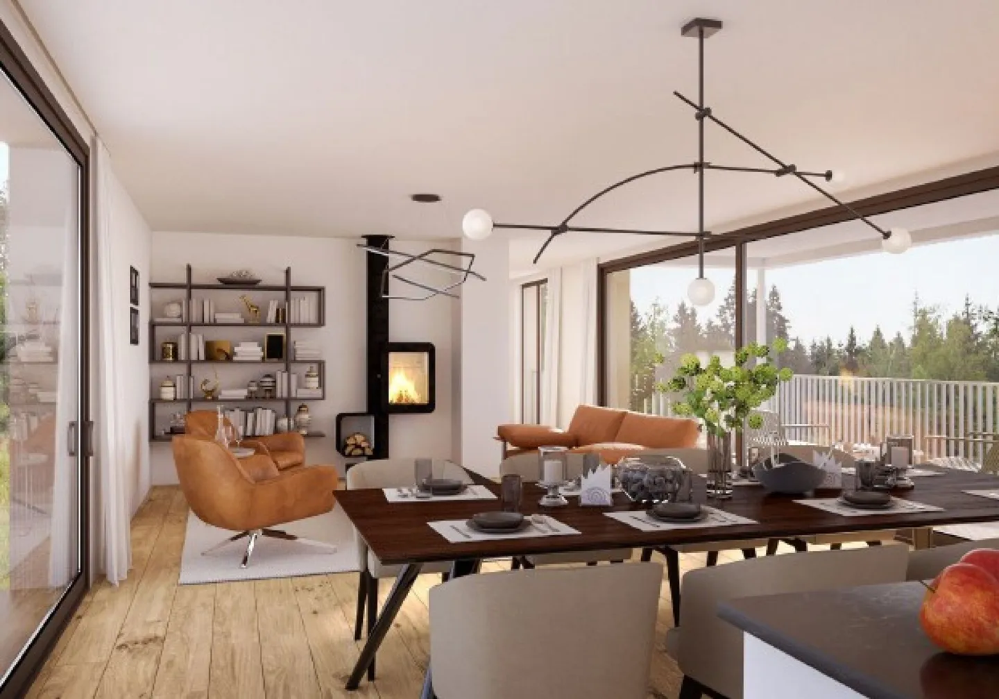 Moderne 4,5-Zimmer-Wohnung mit Balkon und atemberaubender Aussicht in Lyss - Foto 1 von 5