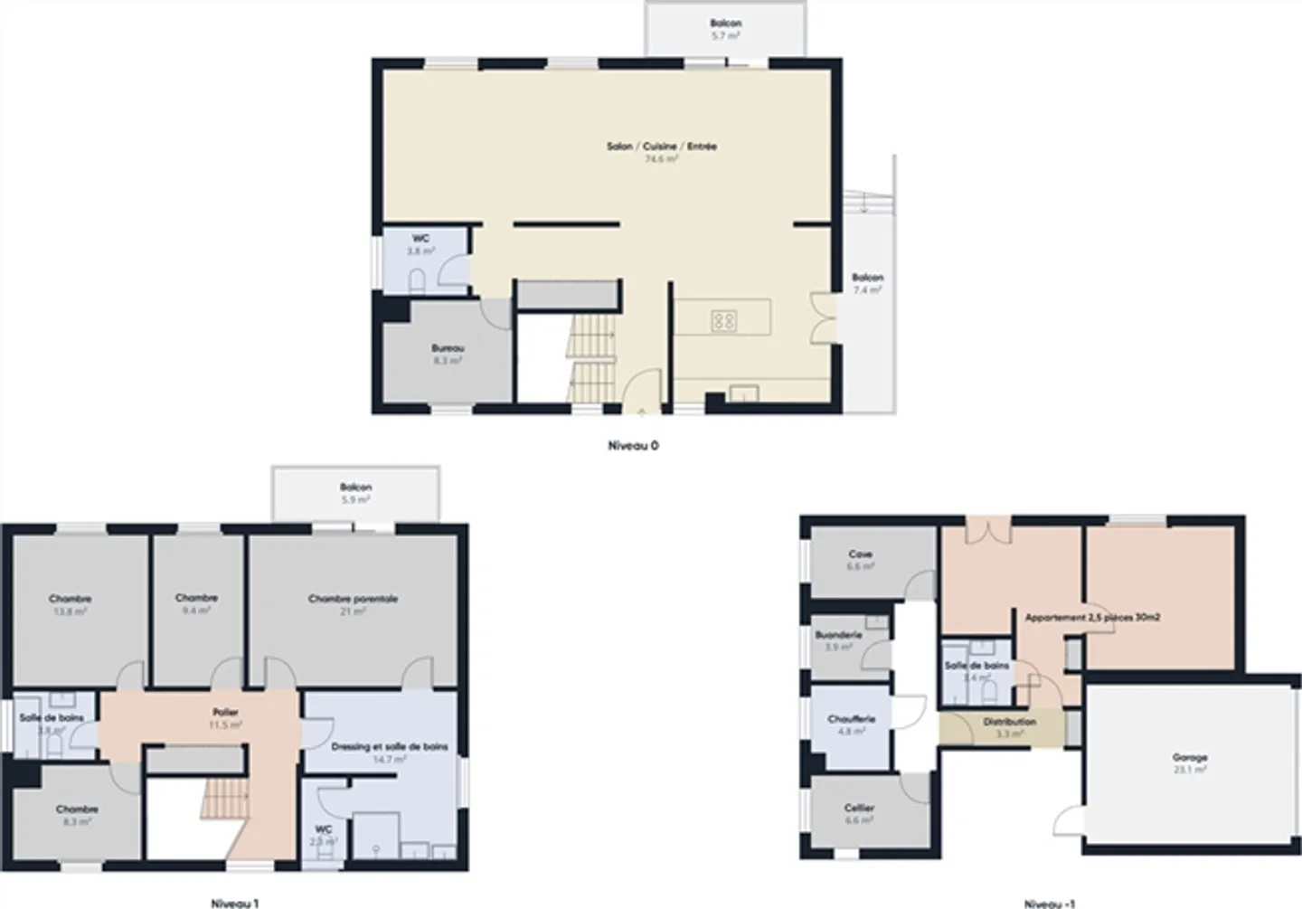 «Freistehende Villa mit Panoramablick + unabhängiges Studio» - Foto 7 von 7