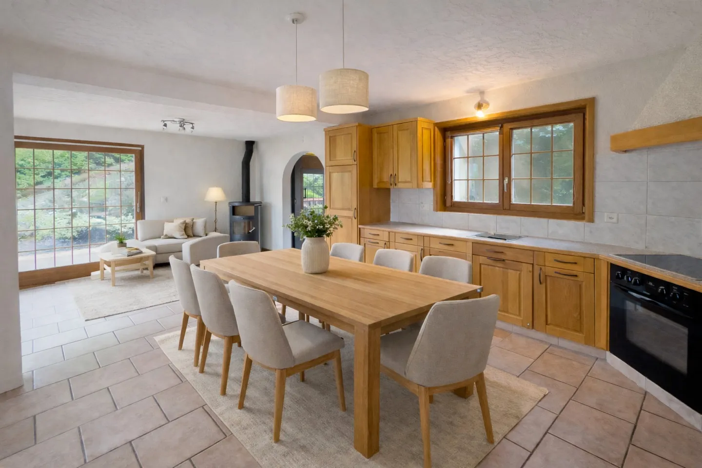 Chalet mit 2 Wohnungen mit 3,5 Zimmern, vermietet. - Foto 9 von 14