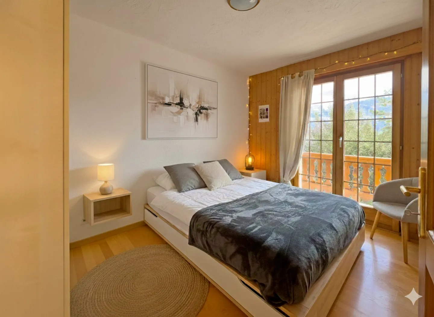 Chalet mit 2 Wohnungen mit 3,5 Zimmern, vermietet. - Foto 11 von 14