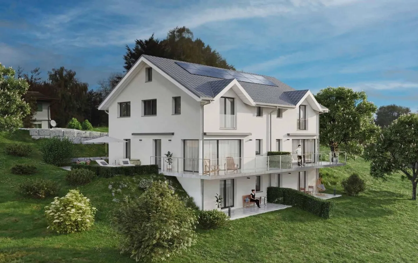 NEUE VILLA: Eine privilegierte Lebensumgebung zwischen See und Bergen! - Foto 3 von 13