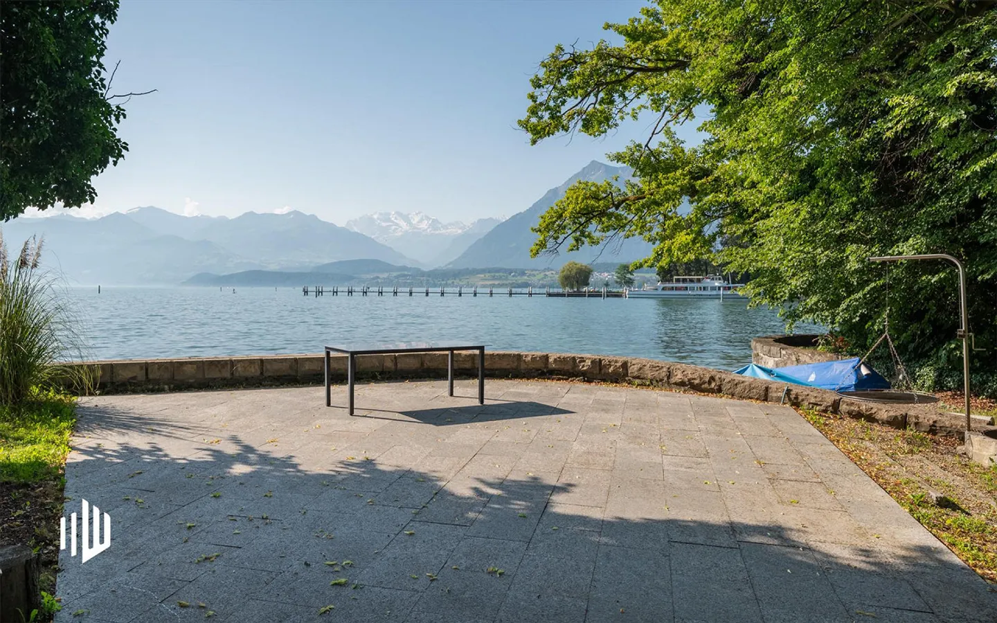 ImmoWyss - Villa néo-baroque avec dépendance, pavillon et accès au lac - Photo 7 sur 12