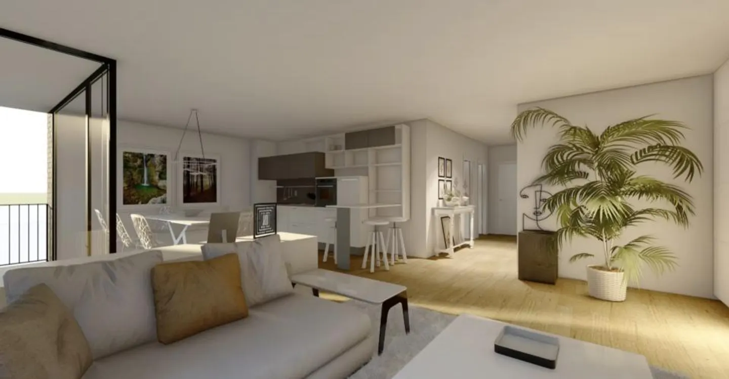 Appartement de 3.5 pièces au 1er étage - lot 1.14 CARRE DE FRANCE à Sion - Foto 5 von 6