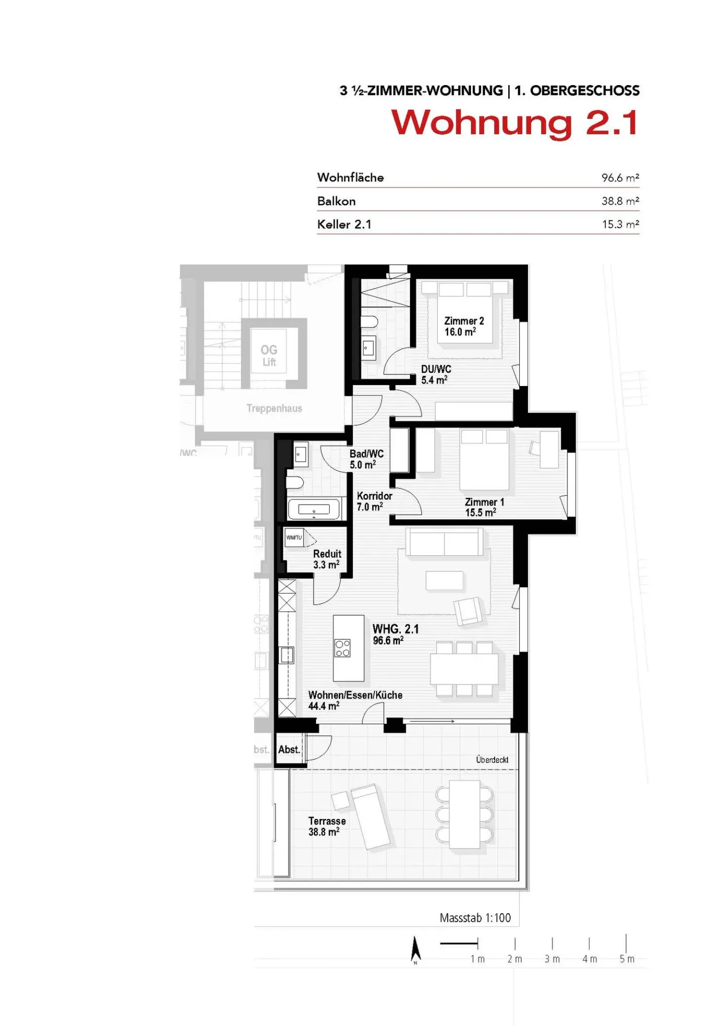 Neubauwohnung mit Seeblick - Foto 8 von 9