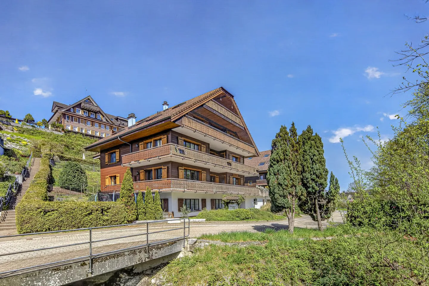 Charmante 5.5-Zimmer-Wohnung in ruhiger Lage in Meierskappel - Foto 1 von 6