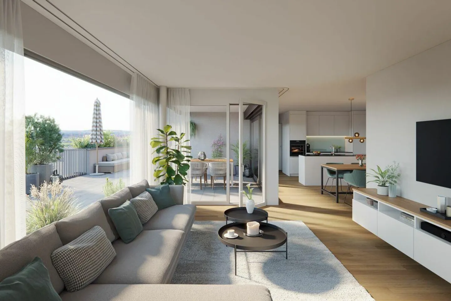 Vivere con vista - Il tuo appartamento con terrazza a Etzgen - Foto 2 di 8