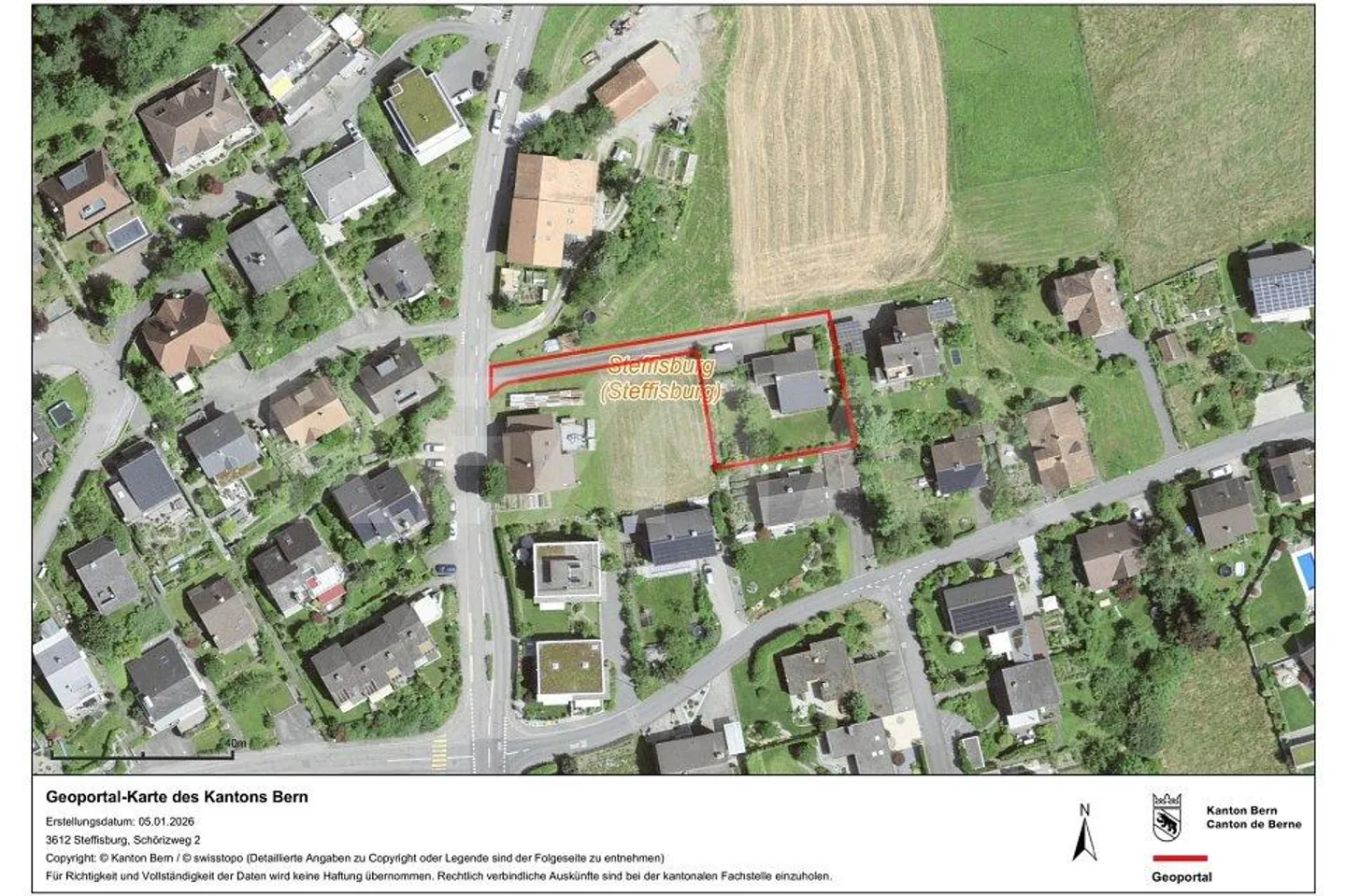 Terreno con potenziale di sviluppo a Steffisburg nella zona W2L - Foto 4 di 7