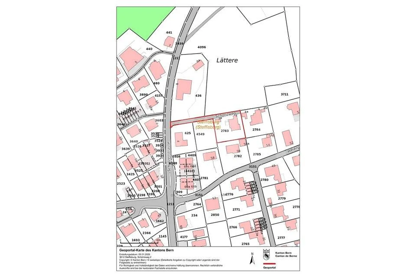 Terreno con potenziale di sviluppo a Steffisburg nella zona W2L - Foto 7 di 7