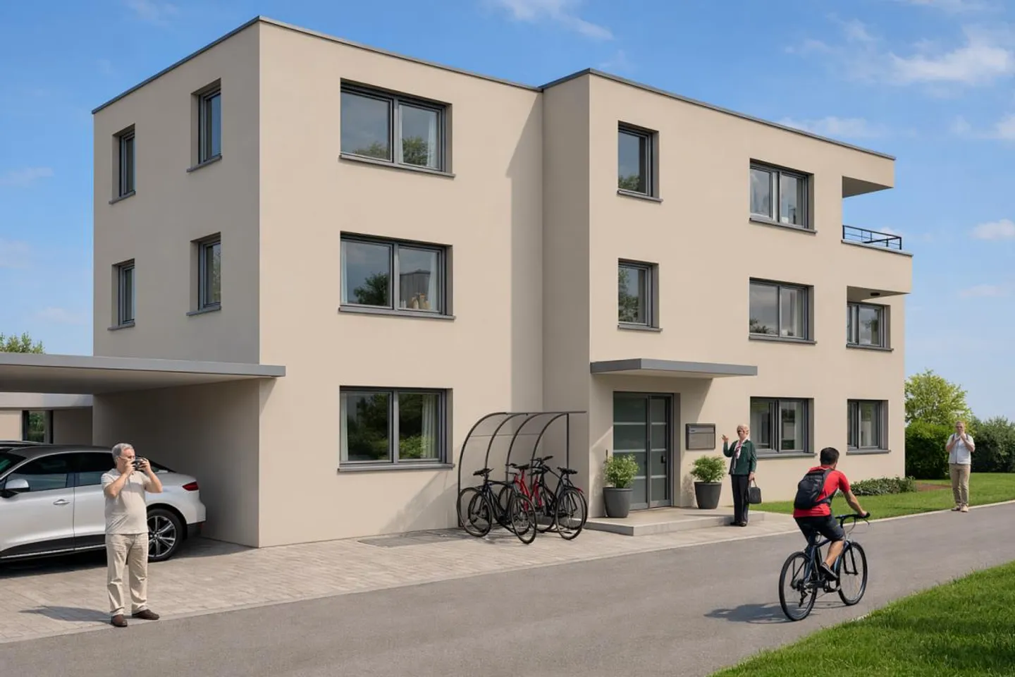 Appartamento 3,5 locali con grande terrazza e carport - Foto 2 di 9
