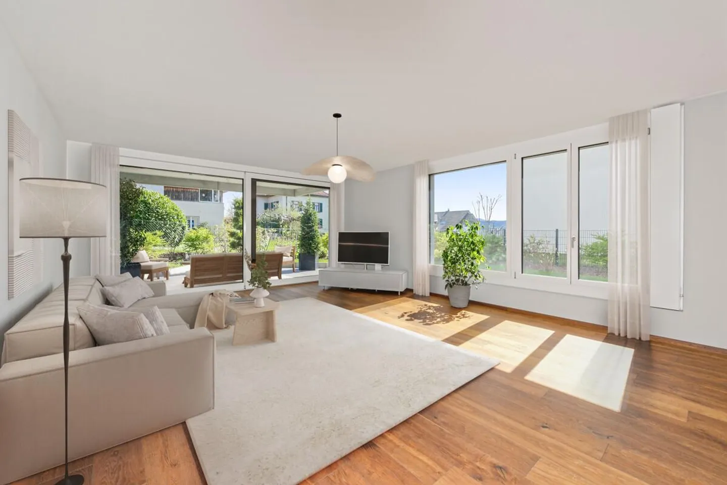 Appartement de jardin moderne avec finition de haute qualité à Herrliberg - Photo 2 sur 5