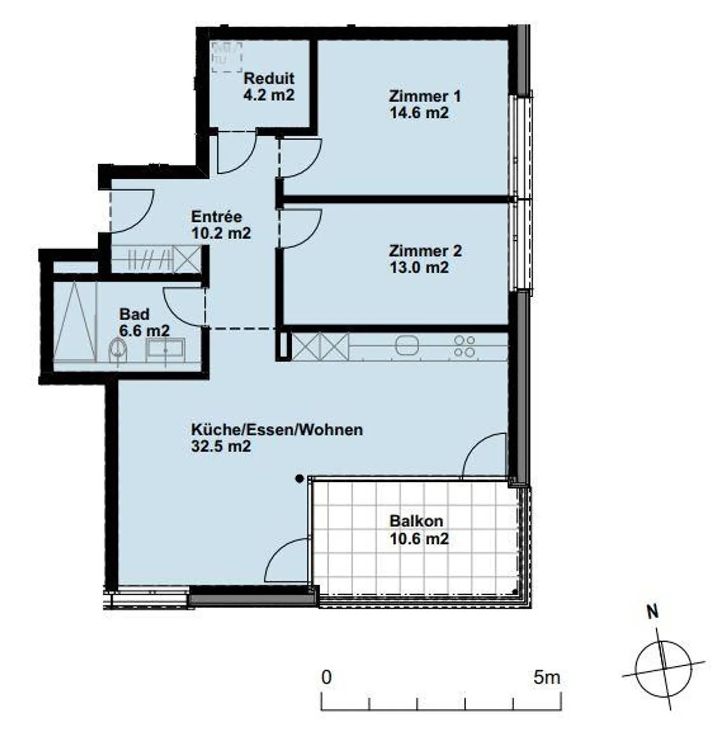 Appartamento moderno di 3,5 locali al 1° piano - Foto 6 di 6