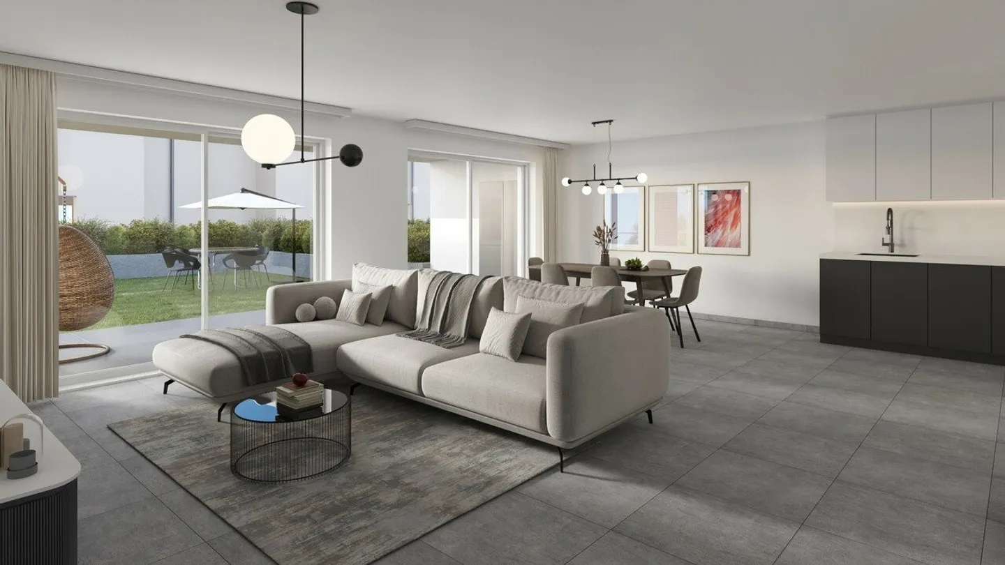Magnifique 4,5 pces neuf avec terrasse et balcon - Photo 1 sur 5