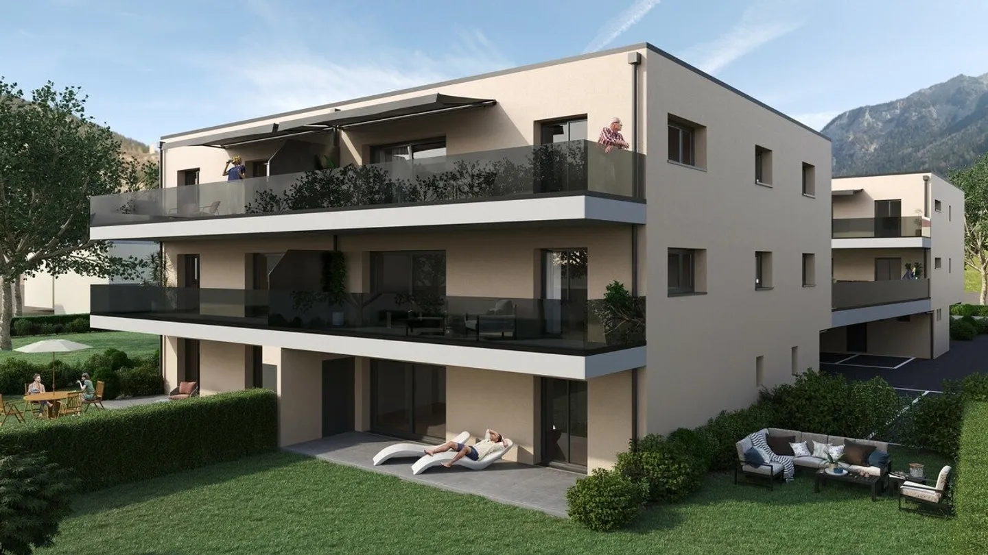 Magnifique 4,5 pces neuf avec terrasse et balcon - Photo 4 sur 5