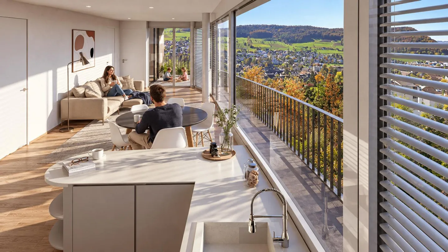 Stunning Penthouse mit Aussicht - Foto 2 von 8