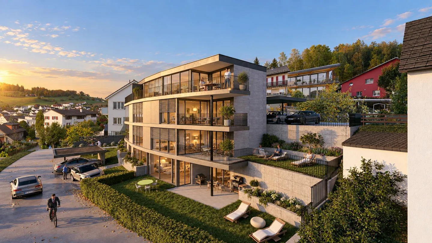Stunning Penthouse mit Aussicht - Foto 1 von 8
