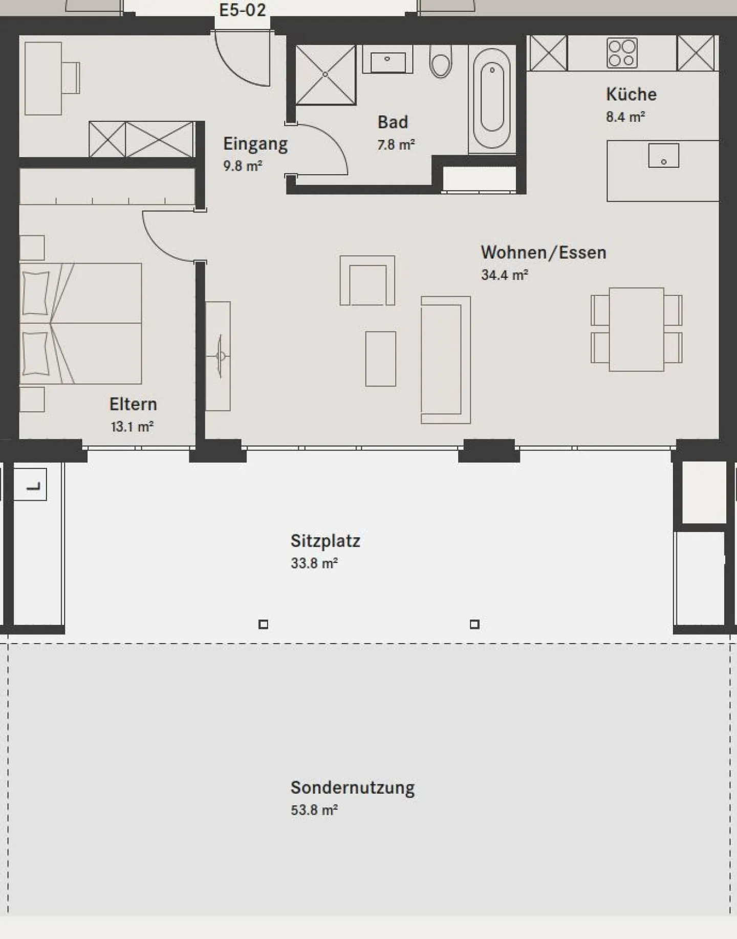 Moderne Gartenwohnung in Eschlikon - Foto 6 von 6