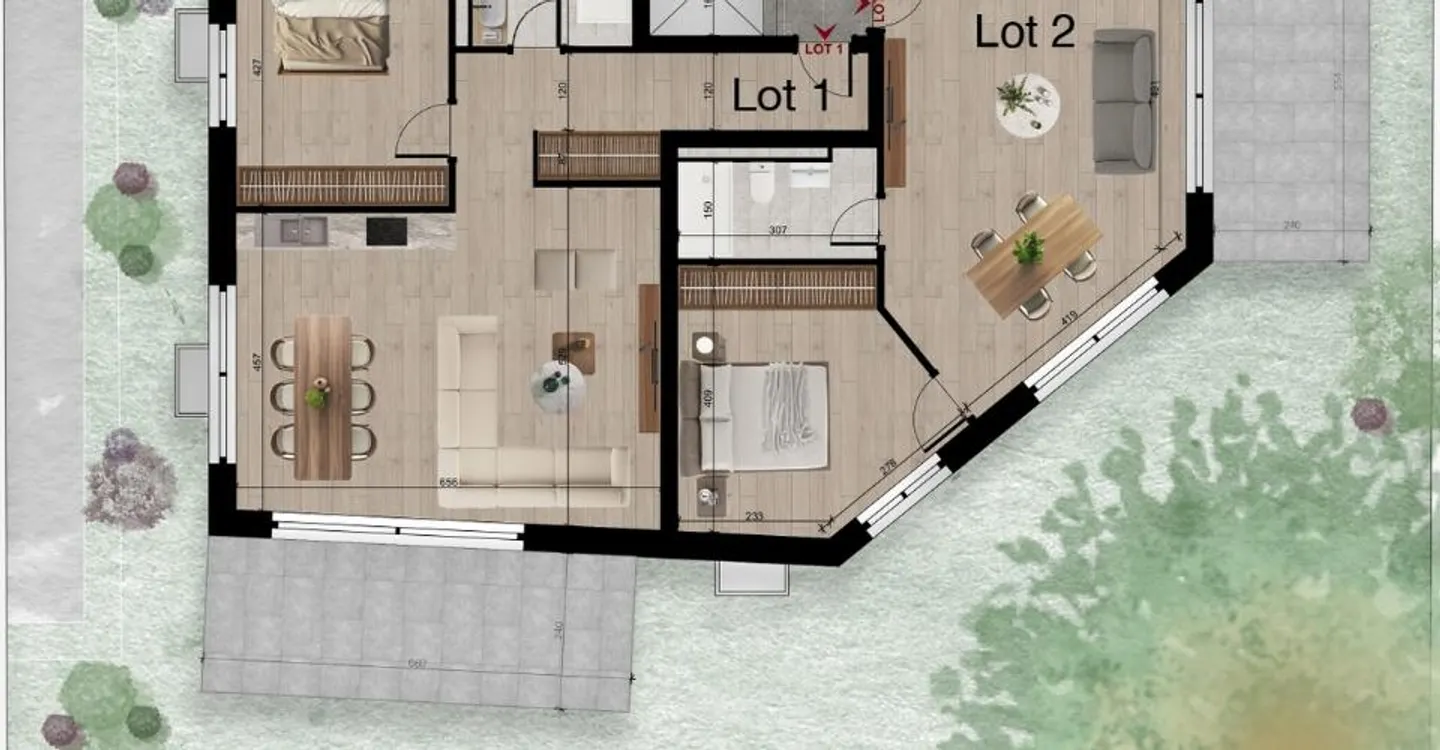 Zeitgemäße Wohnung in Morges - Foto 2 von 3