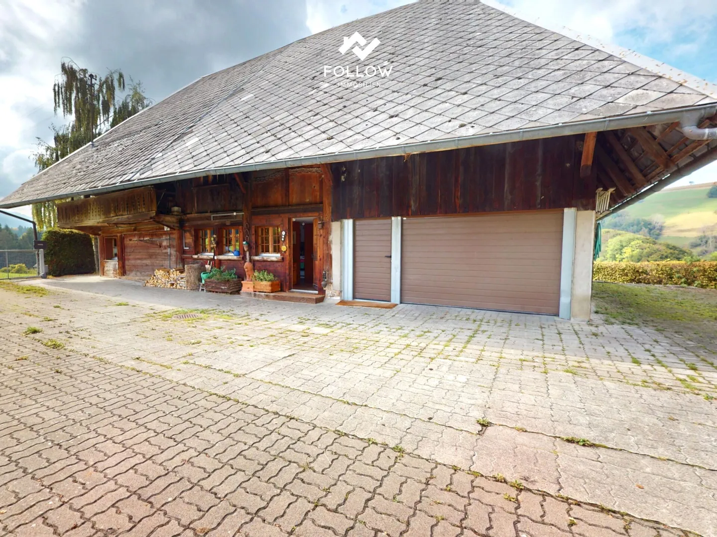 Umgebautes und teilsaniertes Bauernhaus in ruhiger Umgebung mit Fernsicht und Garage - Foto 10 von 12