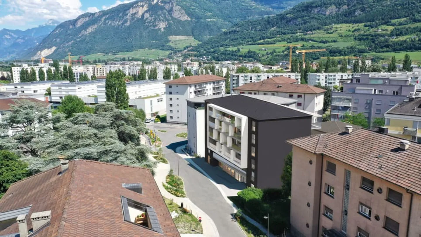 Aubépines22 - 4.5 rooms new in the heart of Sion - Photo 2 of 9