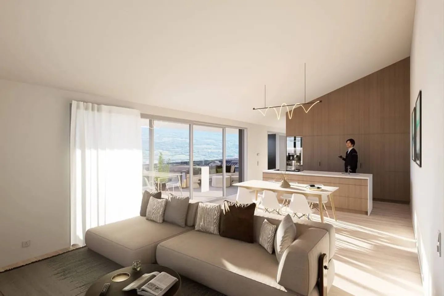 Aubépines22 - 4.5 rooms new in the heart of Sion - Photo 5 of 9