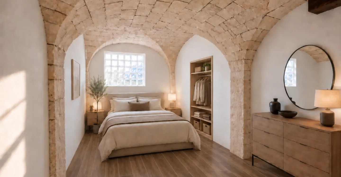 Appartement neuf - 3,5 pièces avec voûtes et terrasse de 48 m² - Foto 3 di 6