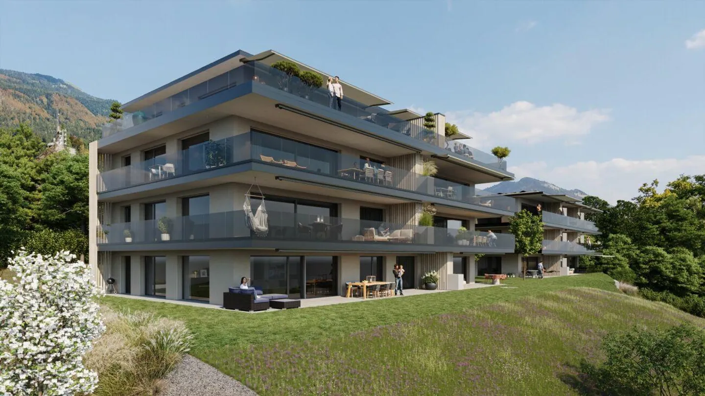 Neubauwohnung mit Aussicht - Foto 1 von 6