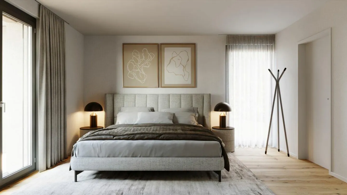 Neubauwohnung mit Aussicht - Foto 3 von 6