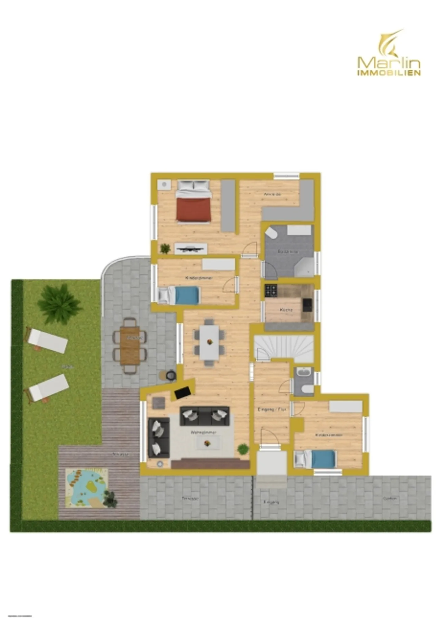 «Einfamilienhaus mit Gartenparadies» - Foto 12 von 20