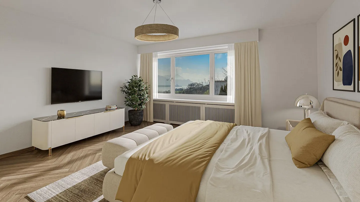 Terrassen-Attikawohnung mit Garten - Foto 4 von 5