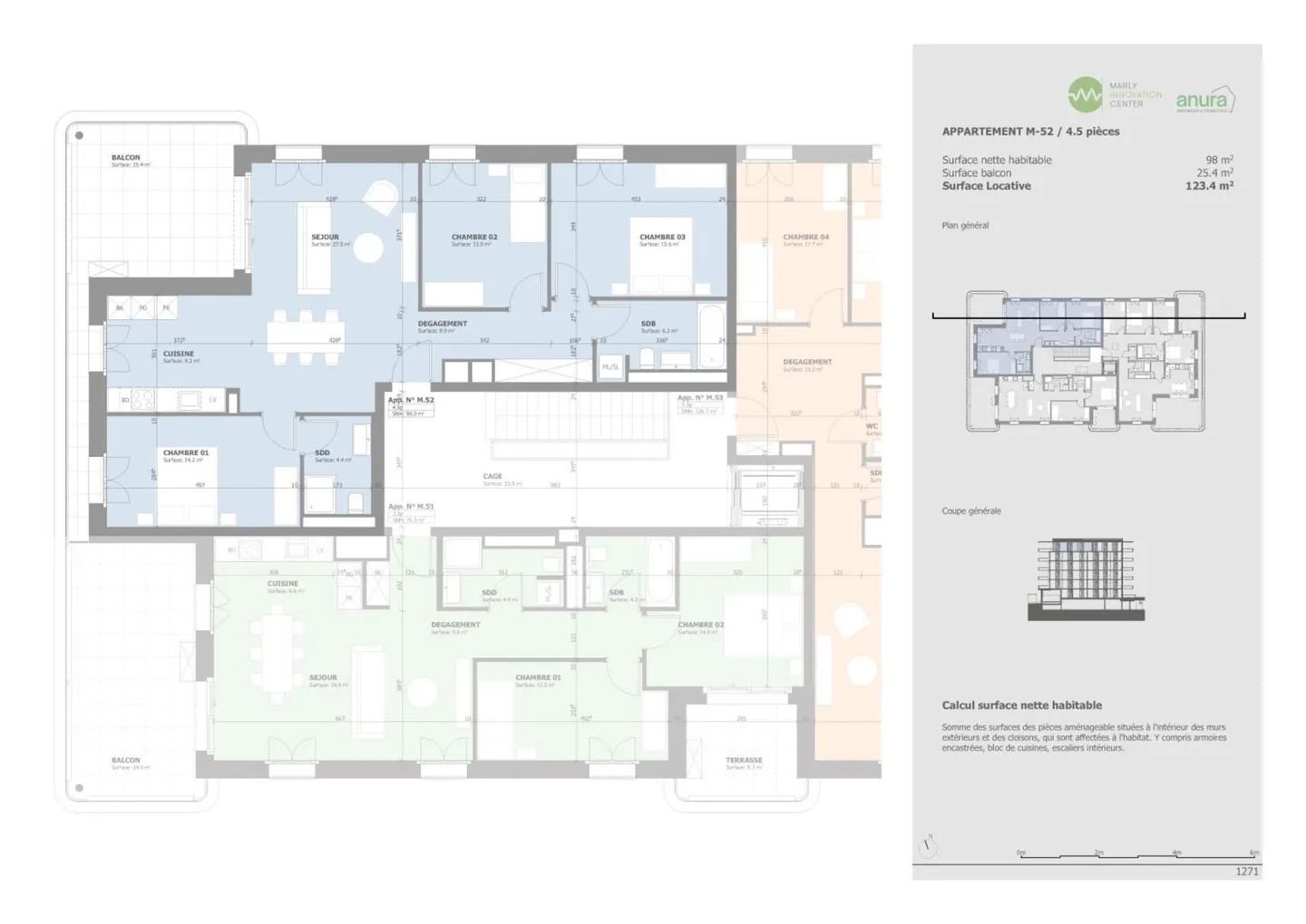 Prairie 4 - 4.5 Room Penthouse Apartment - Photo 6 of 9