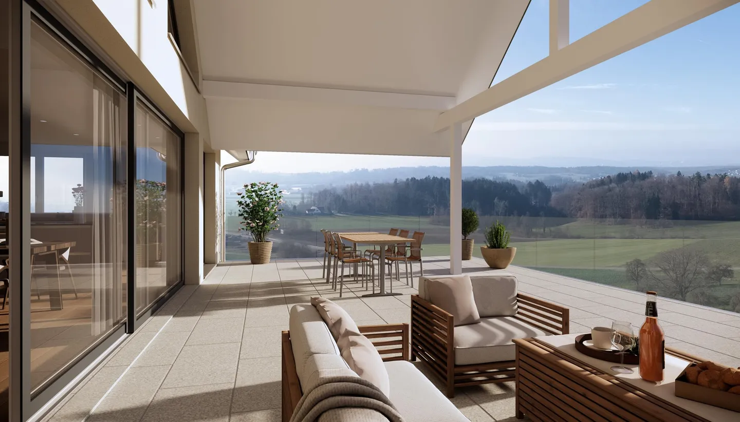 Appartamento duplex esclusivo di 4,5 stanze nel progetto di nuova costruzione Rumlikon - Foto 9 di 13