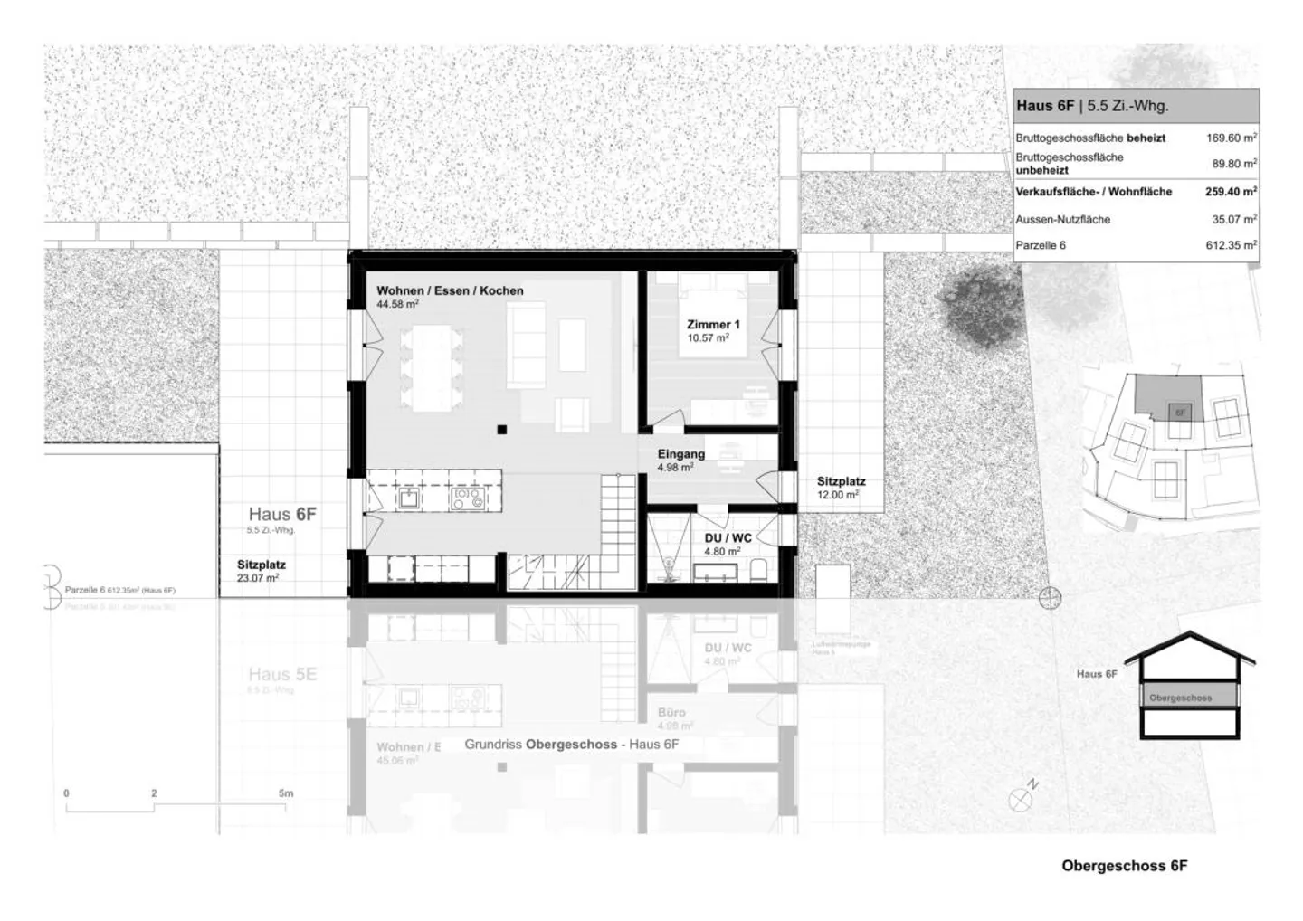 5.5-Room Semi-Detached House as a High-Quality Primary Residence (6F)... - Photo 11 of 13