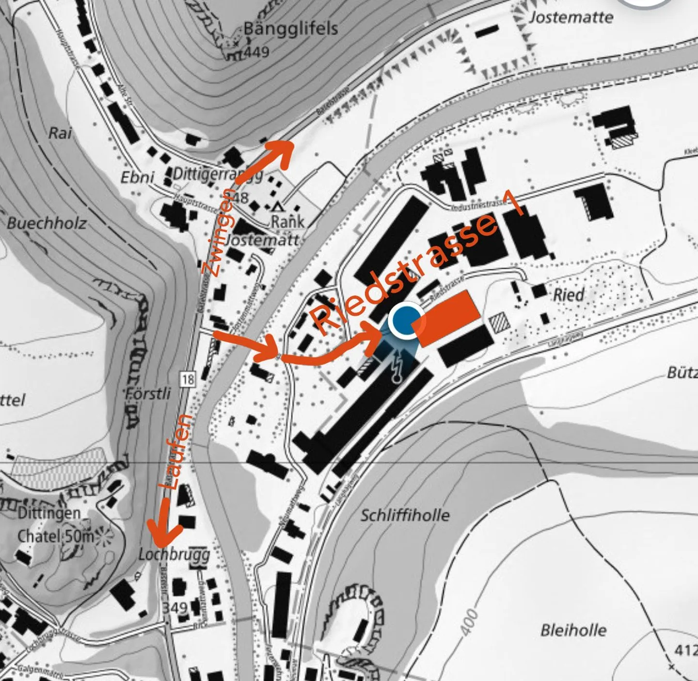 Lagerhalle/Werkhalle 861m2 mit Option Scherenbühne für Fahrzeuge - Foto 7 von 9