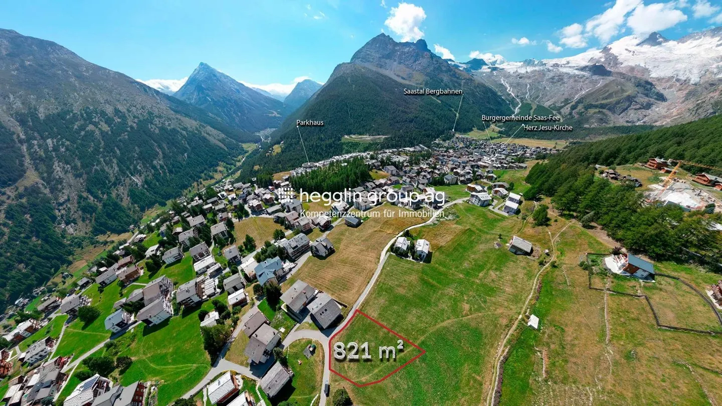 Il miglior terreno edificabile a Saas-Fee con potenziale da star - Foto 8 di 13
