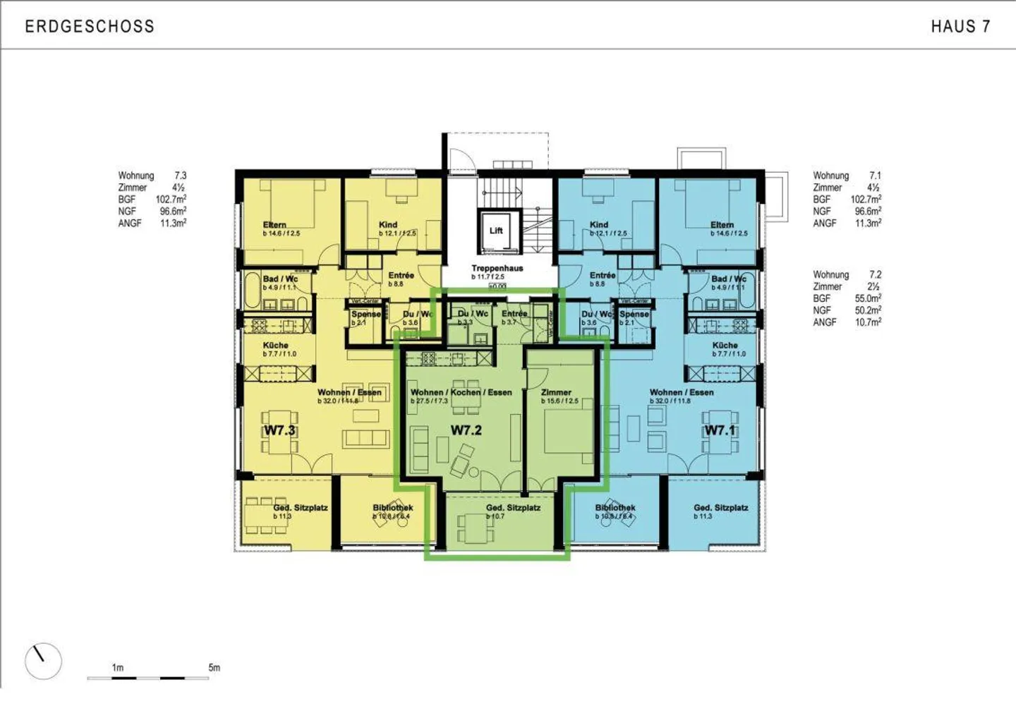 Appartement au rez-de-chaussée confortable avec espace gazonné - Photo 6 sur 6