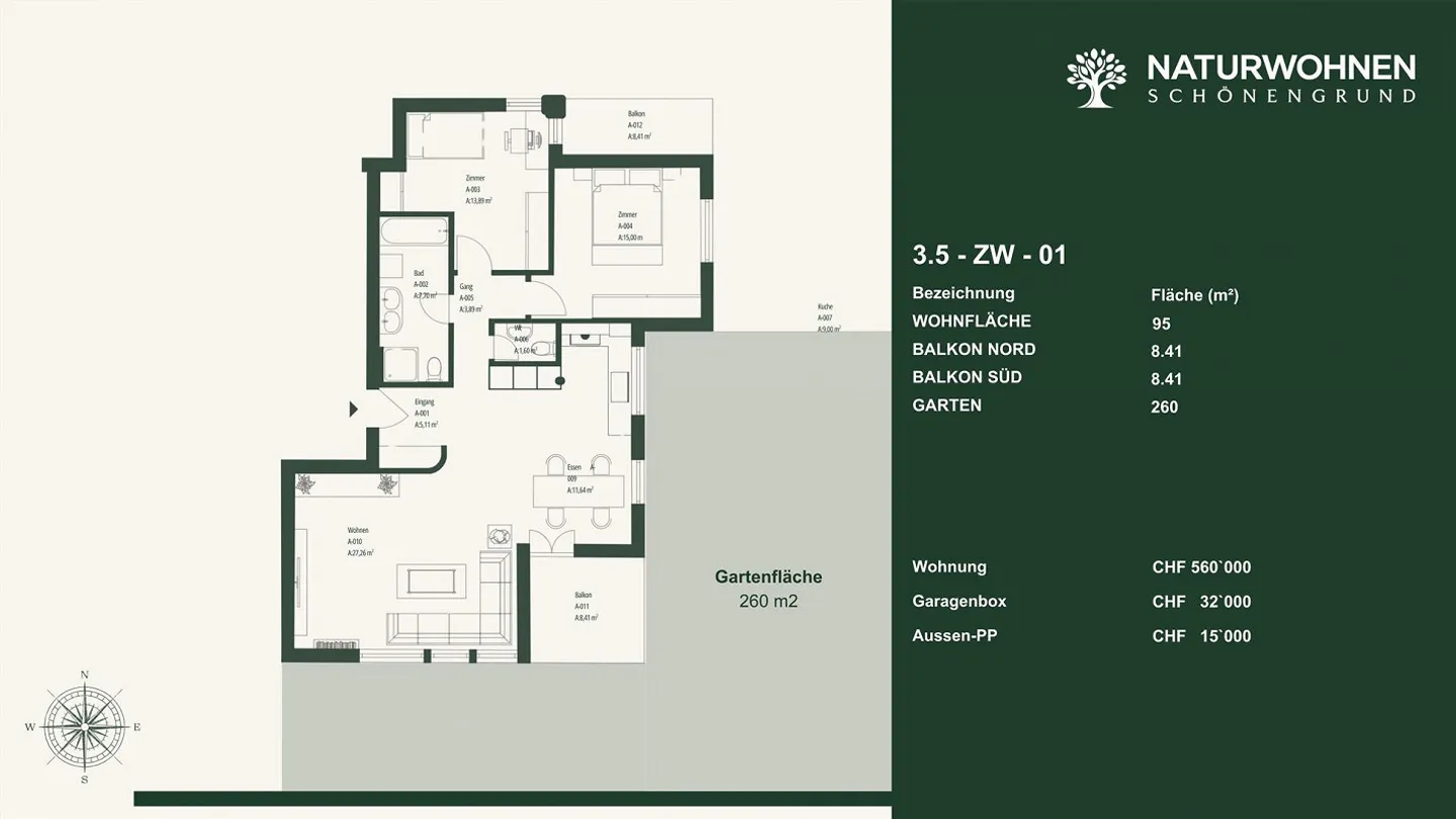 Appartement de jardin 3,5 pièces rez-de-chaussée – Votre paradis naturel privé - Photo 13 sur 13