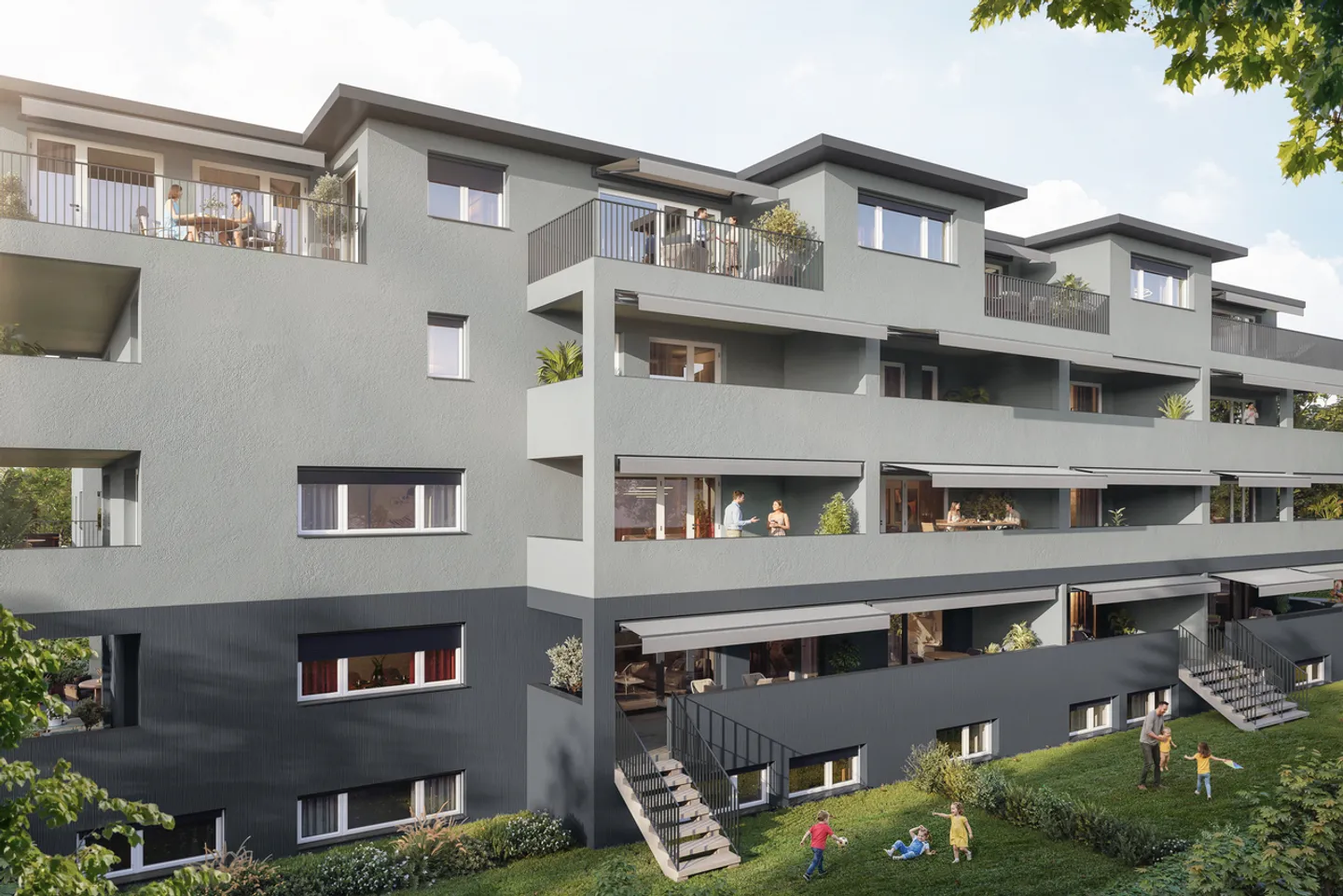 Maisonette giardino moderna di 4,5 locali con giardino privato - Foto 4 di 11