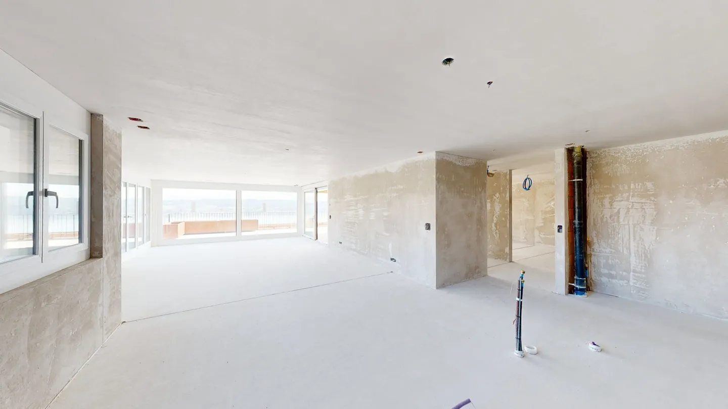 5.5-Room Luxury Duplex Terrace House with Lake and Alpine Views - Photo 6 of 10